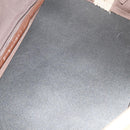 SAINT LAURENT Boston Bag PVC Leather Beige Gray Auth 173616-11