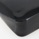 GUCCI Bamboo Hand Bag Patent leather Black 002 1061 Auth 173619-14
