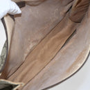 GUCCI GG Supreme Pouch PVC Beige Gold 89 01 029 Auth 173621-10