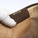 GUCCI GG Supreme Pouch PVC Beige Gold 89 01 029 Auth 173621-12