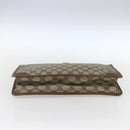 GUCCI GG Supreme Pouch PVC Beige Gold 89 01 029 Auth 173621-6