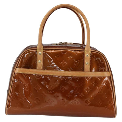 LOUIS VUITTON Monogram Vernis Tompkins Square Bag Bronze M91103 LV Auth 173622 - 0