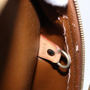 LOUIS VUITTON Monogram Vernis Tompkins Square Bag Bronze M91103 LV Auth 173622-21