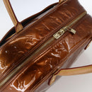 LOUIS VUITTON Monogram Vernis Tompkins Square Bag Bronze M91103 LV Auth 173622-6