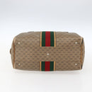 GUCCI Micro GG Supreme Web Sherry Line Bag PVC Beige 002 58 4422 Auth 173627-9