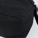 FENDI Mamma Baguette Shoulder Bag Black Silver Auth 173630-8