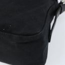 FENDI Mamma Baguette Shoulder Bag Black Silver Auth 173630-16