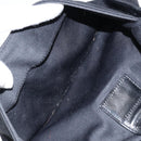 FENDI Mamma Baguette Shoulder Bag Black Silver Auth 173630-25