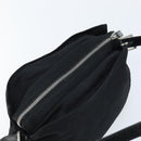 FENDI Mamma Baguette Shoulder Bag Black Silver Auth 173630-6