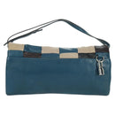 CELINE Shoulder Bag Leather Multicolor Silver Auth 173632V-3