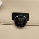GIVENCHY Hand Bag Leather Light Beige Auth 173638-19