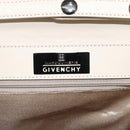 GIVENCHY Hand Bag Leather Light Beige Auth 173638-11