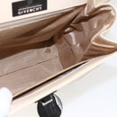 GIVENCHY Hand Bag Leather Light Beige Auth 173638-20