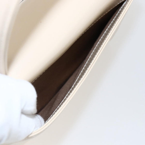 GIVENCHY Hand Bag Leather Light Beige Auth 173638
