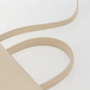 GIVENCHY Hand Bag Leather Light Beige Auth 173638-14