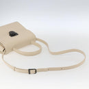 GIVENCHY Hand Bag Leather Light Beige Auth 173638-8