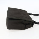 PRADA Shoulder Bag Nylon Leather Khaki Auth 173639-4
