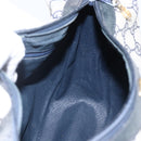 GUCCI GG Supreme Sherry Line Tote Bag PVC Navy Gold Auth 173640-18