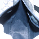 GUCCI GG Supreme Sherry Line Tote Bag PVC Navy Gold Auth 173640-19