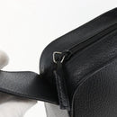 GUCCI Shoulder Bag Leather Black Silver 001 3032 Auth 173646-9