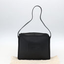 GUCCI Shoulder Bag Leather Black Silver 001 3032 Auth 173646-12