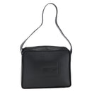 GUCCI Shoulder Bag Leather Black Silver 001 3032 Auth 173646-13