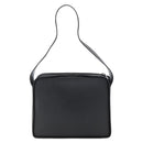 GUCCI Shoulder Bag Leather Black Silver 001 3032 Auth 173646-2