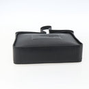 GUCCI Shoulder Bag Leather Black Silver 001 3032 Auth 173646-5