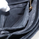 GUCCI Horsebit Shoulder Bag Leather Black Gold Auth 173650-23