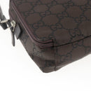 GUCCI GG Canvas business bag Clutch Bag Canvas Dark Brown 018 1603 Auth 173657-15