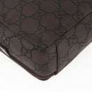 GUCCI GG Canvas business bag Clutch Bag Canvas Dark Brown 018 1603 Auth 173657-17