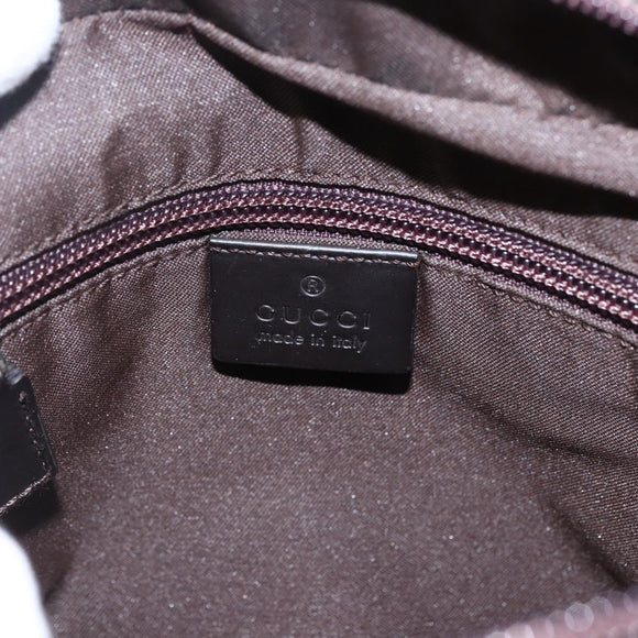 GUCCI GG Canvas business bag Clutch Bag Canvas Dark Brown 018 1603 Auth 173657