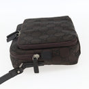GUCCI GG Canvas business bag Clutch Bag Canvas Dark Brown 018 1603 Auth 173657-3