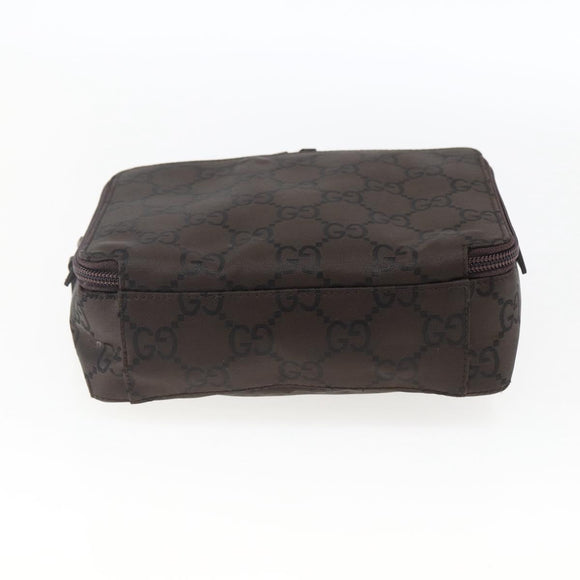GUCCI GG Canvas business bag Clutch Bag Canvas Dark Brown 018 1603 Auth 173657