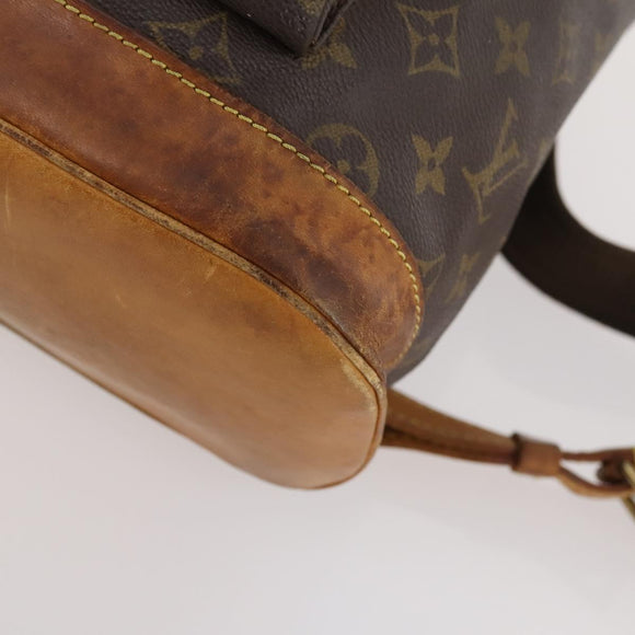 LOUIS VUITTON Monogram Montsouris GM Backpack M51135 LV Auth 173658