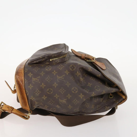 LOUIS VUITTON Monogram Montsouris GM Backpack M51135 LV Auth 173658