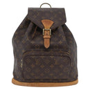 LOUIS VUITTON Monogram Montsouris GM Backpack M51135 LV Auth 173661-13
