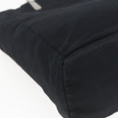 PRADA Hand Bag Nylon Black Silver Auth 173667-16