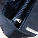 PRADA Hand Bag Nylon Black Silver Auth 173667-22