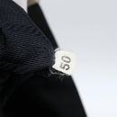 PRADA Hand Bag Nylon Black Silver Auth 173667-12
