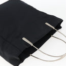 PRADA Hand Bag Nylon Black Silver Auth 173667-6