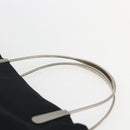 PRADA Hand Bag Nylon Black Silver Auth 173667-8