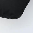 PRADA Shoulder Bag Nylon Black Silver Auth 173668-16