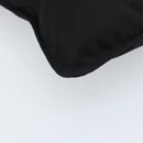 PRADA Shoulder Bag Nylon Black Silver Auth 173668-17