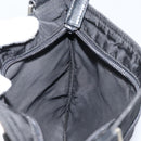 PRADA Shoulder Bag Nylon Black Silver Auth 173668-20