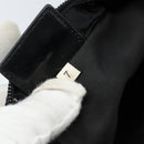 PRADA Shoulder Bag Nylon Black Silver Auth 173668-11