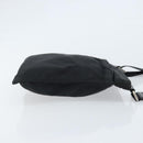 PRADA Shoulder Bag Nylon Black Silver Auth 173668-3