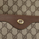 GUCCI GG Supreme Web Sherry Line Tote Bag PVC Beige Gold 39 02 003 Auth 173670-14