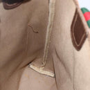 GUCCI GG Supreme Web Sherry Line Tote Bag PVC Beige Gold 39 02 003 Auth 173670-18