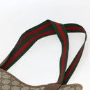 GUCCI GG Supreme Web Sherry Line Tote Bag PVC Beige Gold 39 02 003 Auth 173670-8